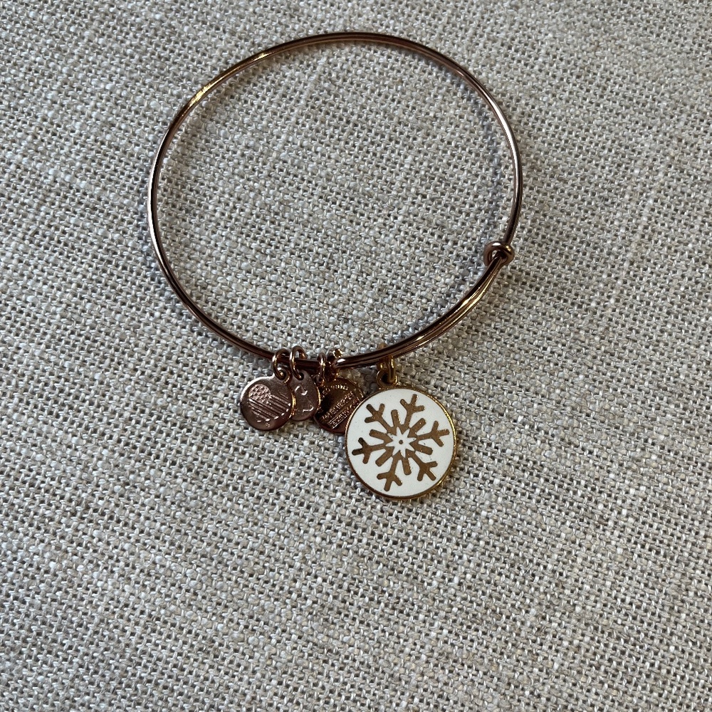 Alex and Ani Snowflake Bracelet